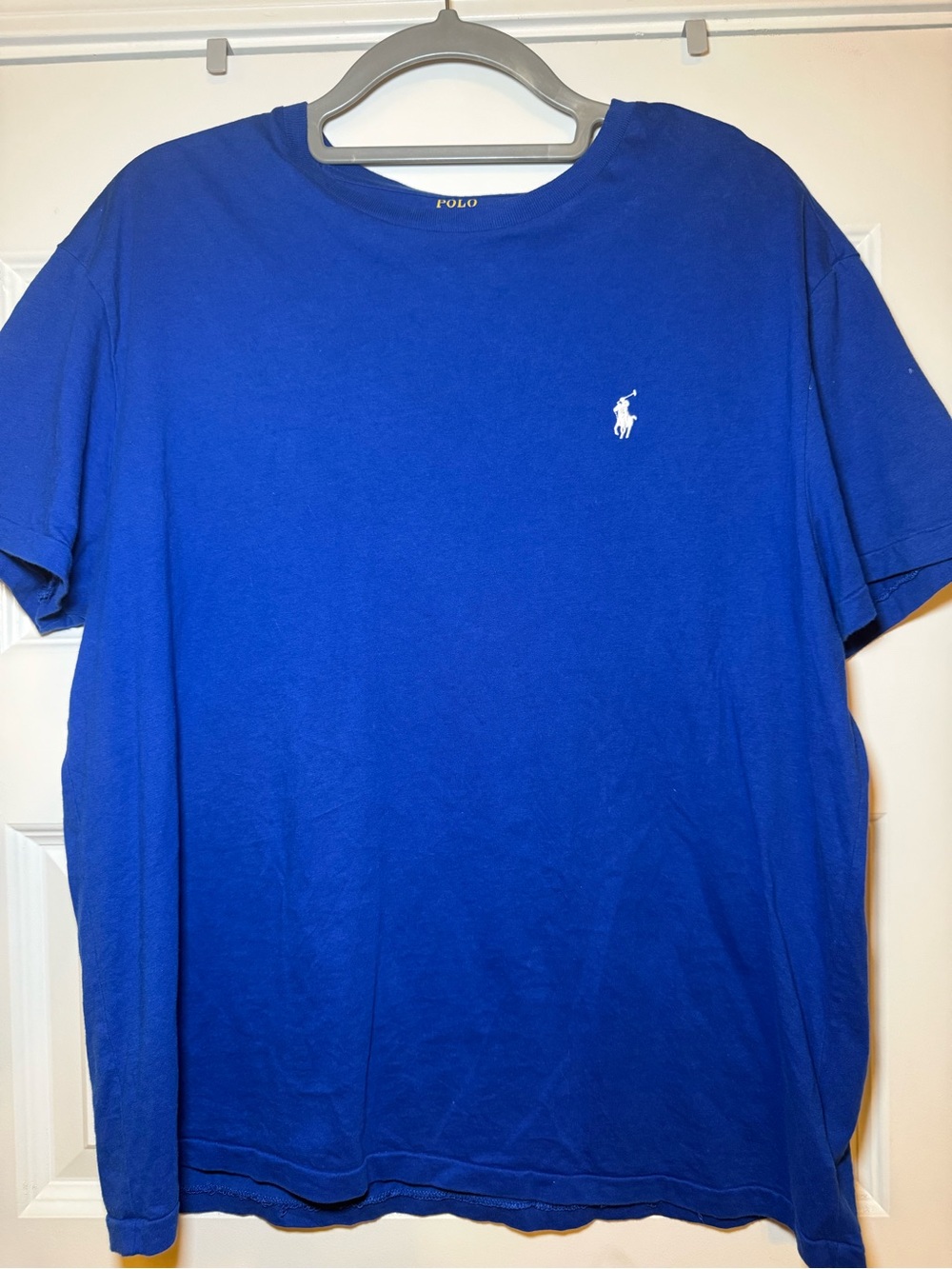 Polo by Ralph Lauren Men's Large Classic Crew Neck T-Shirt - Royal Blue